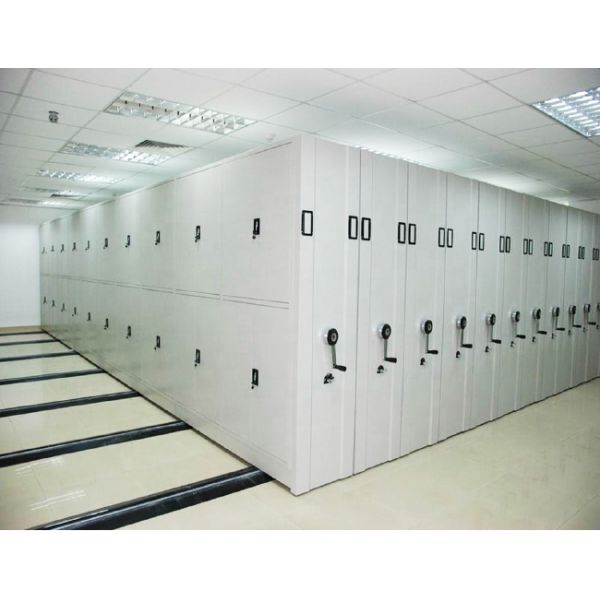 Manual Mobile Shelving Hand Cranked Movable Compact Shelves Archives Compactor Rack System
