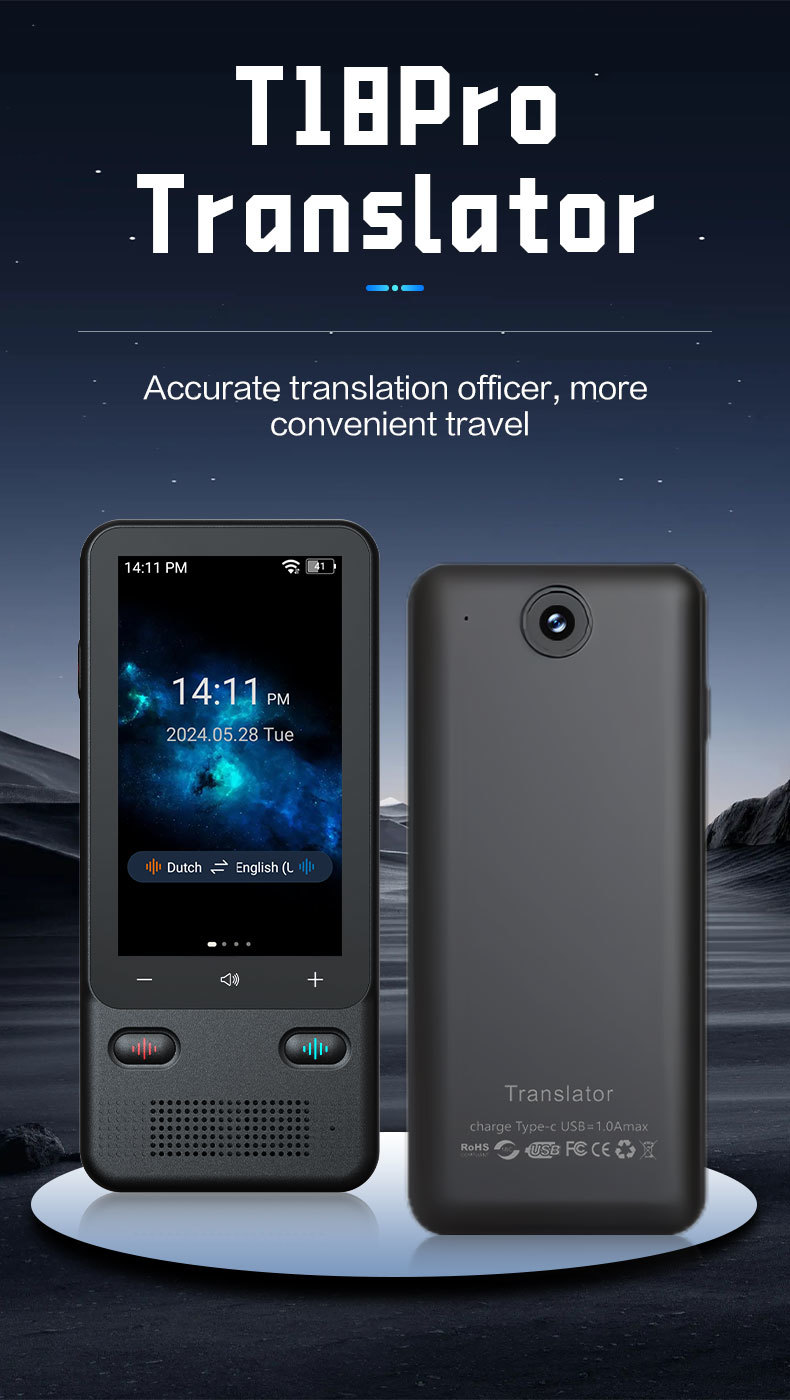 Portable Smart Language Interpreter Machine 160 Languages Real Time For Travel Business