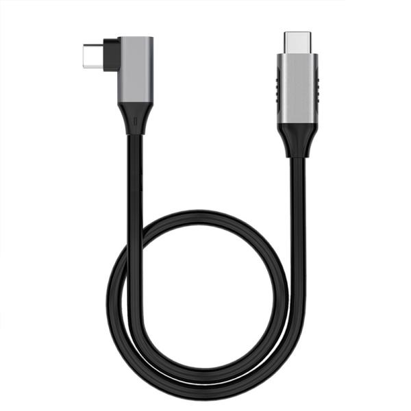 Câble USB3.2 Gen2 Type C à angle droit pour iPad Pro, iPhone, Macbook Air Pro