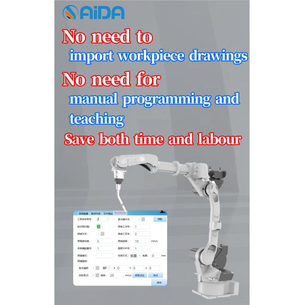 Промышленный 6-осевой сварочный робот для точной и быстрой сварки