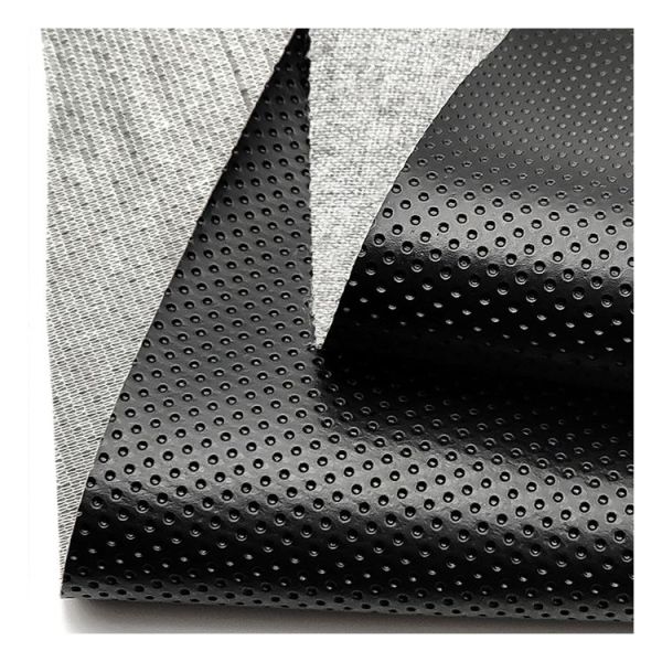 Wear Resisting Pvc Punched Leather Artificial Synthetic Leather Luggage Bag Chair Sofa Leather Fabric