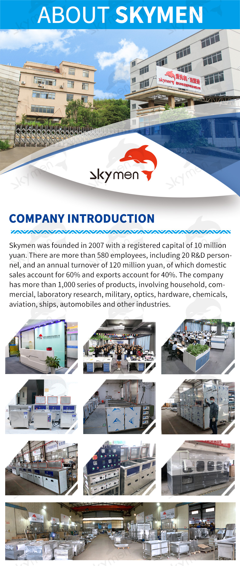 28KHz Heated Industrial Ultrasonic Washer Skymen Semiconductor SUS304