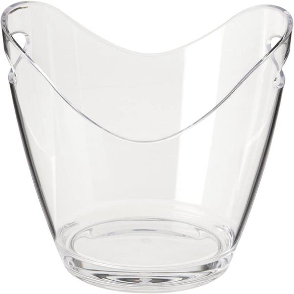 8L LED Acrylic Plastic Ice Bucket Modern Design Style for Party Bar Buckets Tongs Type