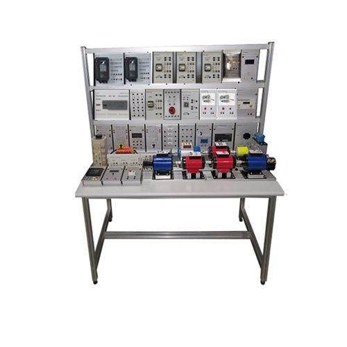 projetando o equipamento de ensino servo elétrico do laboratório da instalação que posiciona o banco de formação