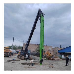 22T Long Long Boom Arm Excavator Arm With Breaker And Scissors