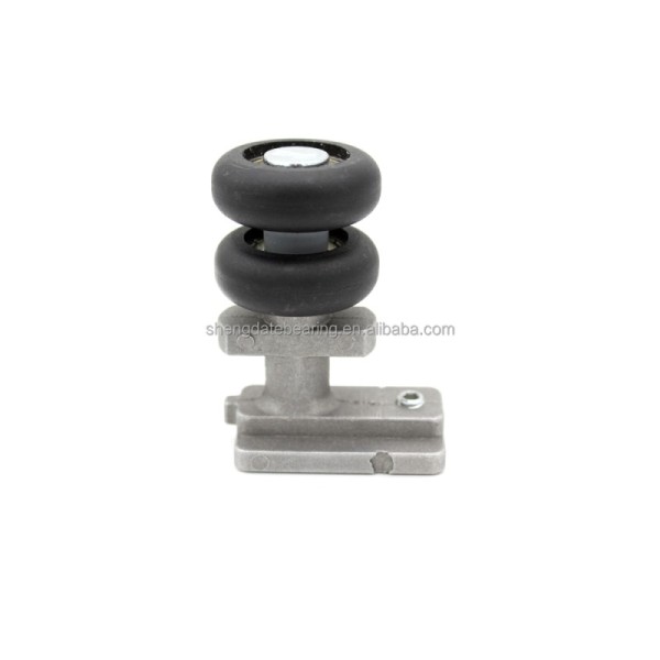 Balcony Sliding Door Roller Black Nylon Wheels Pulley Track Hardware