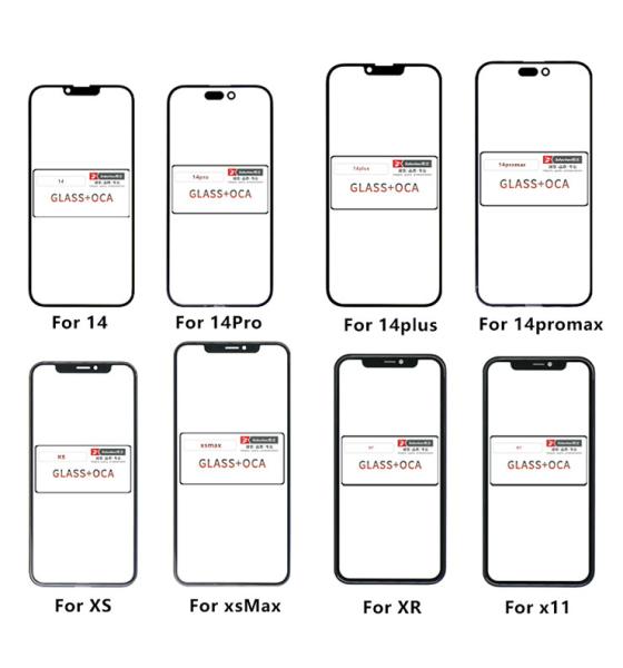 Iphone XR 11 3in1 OCA Glass LCD Screen Front Outer Lens replacement