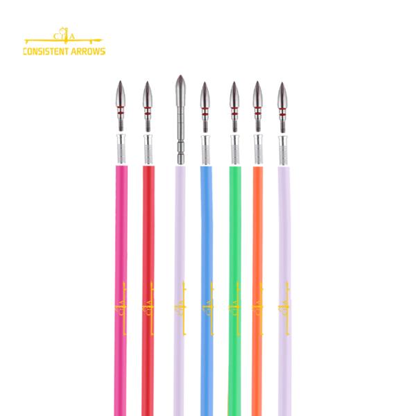 Детские стрелы Зеленый/Белый/Красный/Желтый/Розовый/Серый/Синий Цвет Рисование позвоночника 400/500/600/700/800/1000/1200 Углеродные стрелы