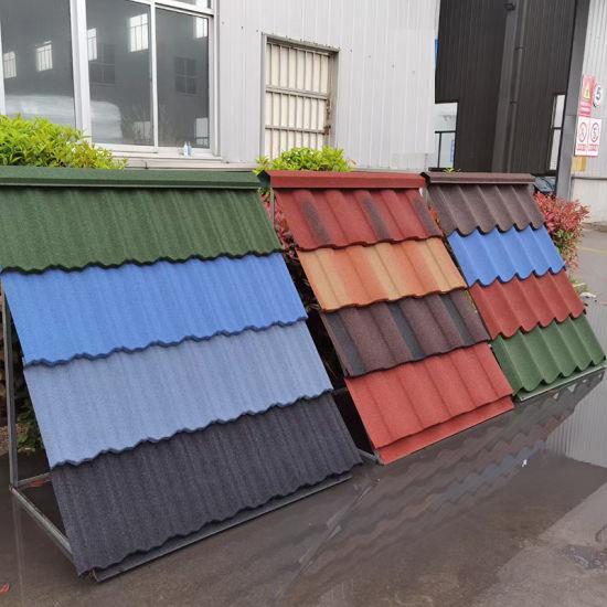 Bond Classic Tiles Stone Coated Aluzinc Metal Roofing Tiles Wave/Shingle/Elite/Groove/Roman Tiles 50 anos de garantia