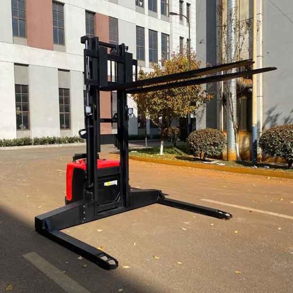 Standing Electric Straddle Stacker Warehouse Counterbalance Pallet Stacker 2Ton