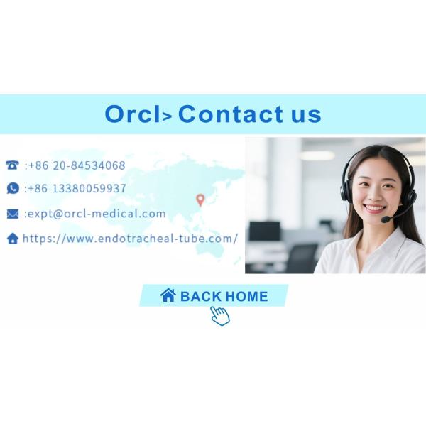 Медицинский катетер CE ISO с предварительной формой оральной трубки с наручниками/без наручков