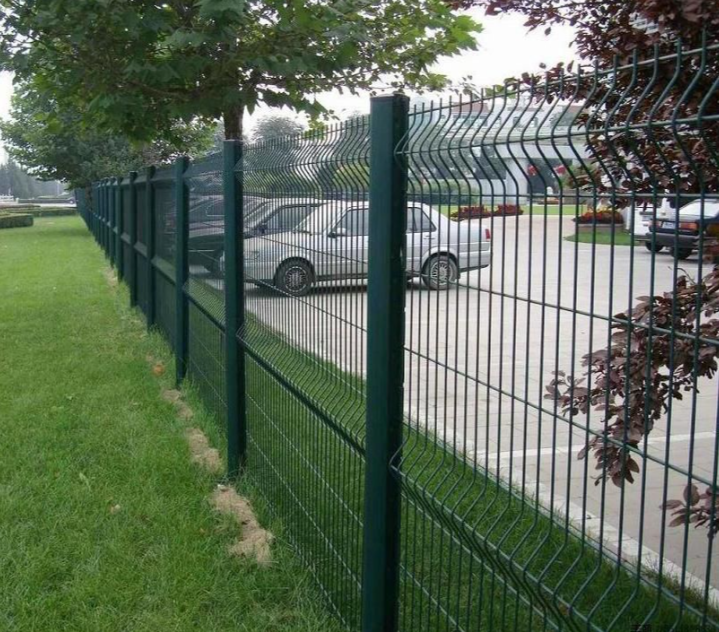 3D Security Fence Panel with V Bend Design for Anti Climb Protection and Custom Sizes