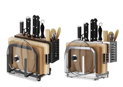 SGS Multifunctional Kitchen Cutting Board Organizer / Chopping Board Storage Rack