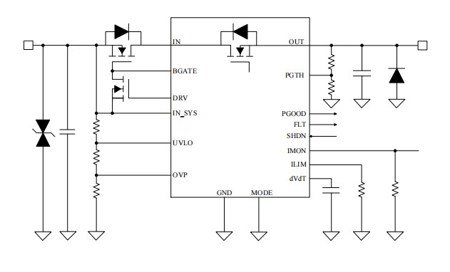 MX26631DL 40V 5A 30mΩ Hot Swap EFuse IC Electronics Breakers Для минимальной системы