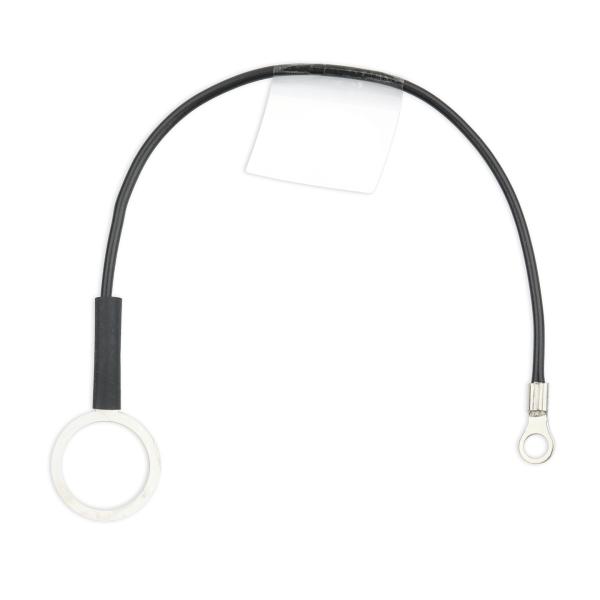 Power Cable Assembly with M4 Ring Terminal & Solderable Circular Connector, UL1007 18AWG