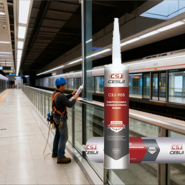 CSJ-905 RTV Sédatif de silicone structurel Neutre durcissant non corrosif 18 mois