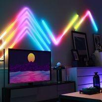 A parede do deslize do controle de Segmente ilumina 6 seções 4 cantos para a decoração da casa
