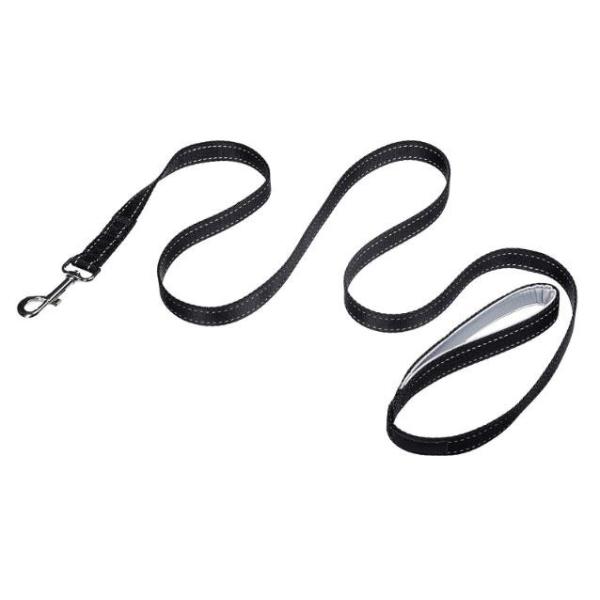 Двойной проложенные ручкой руководства любимца поводка собаки нейлона отражатель