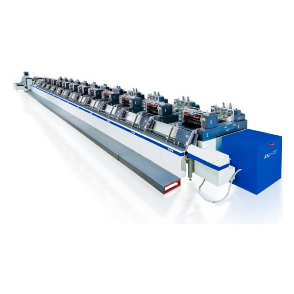 HX480 Board Book Shaped Page Mounting Pasting Production Line 12 Working Stations Inline Process