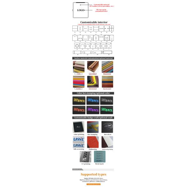 Logo du client Boîte à bijoux à boîtes de bijoux en or à flane bleu octogonal