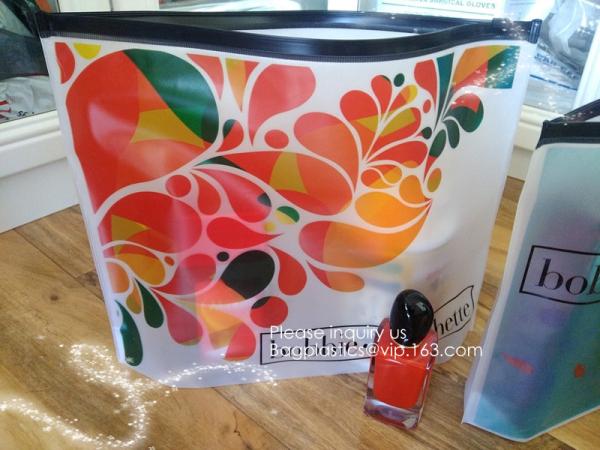 Clear Makeup Bag Travel Toiletry Organizer Pouches Small Zipper Pouch PVC Plastic Transparent Clear Cosmetic Bags