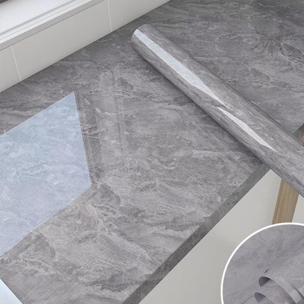 0.14 mm-0.16 mm épaisseur film de presse sous vide marbre PVC film de membrane stratifiée pour meubles panneau MDF