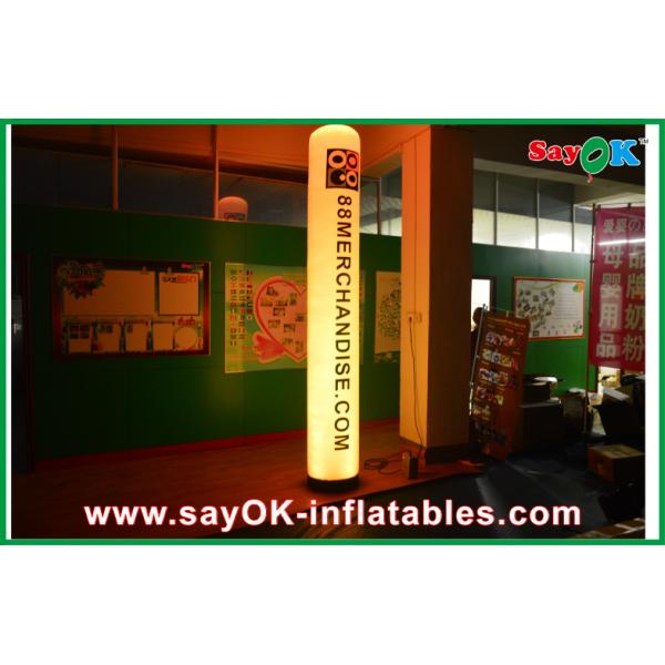 Décoration gonflable H1 - tissu d'éclairage de pilier droit de nylon de 3m avec le logo