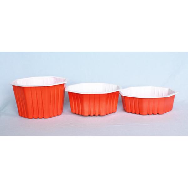 170 X 136 X 55MM Disposable Plastic Food Containers PP Plastic Fast Food Containers