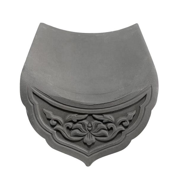 6% Absorción de agua Tejas de techo de arcilla asiática sin glaseado Impermeabilización asequible