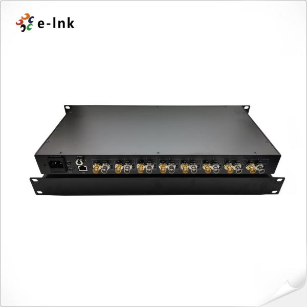 8Ch 3G 1Ch 10G SDI To Fiber Optic Converter 1310nm Rack Mount