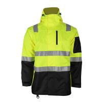 Vêtements de travail revêtus étanches fabricant Vêtements de travail revêtus étanches fabricant Vêtements d'extérieur jaune à haute visibilité pour l'Europe et l'Amérique