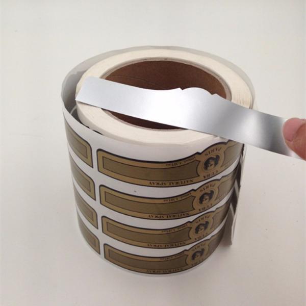 Self Adhesive Aluminum Printing PET Silver Foil Stickers