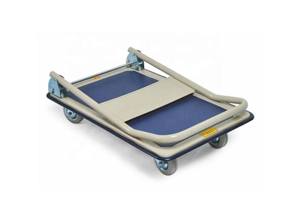 Heavy Duty 4 Wheels Platform Hand Trolley Loading Capacity 300Kg