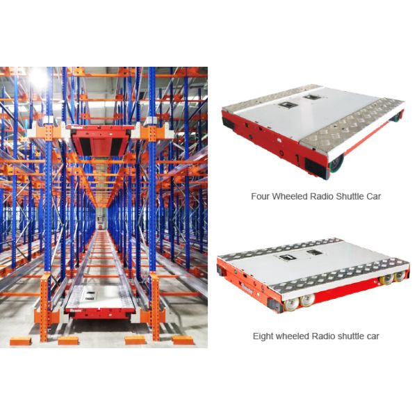 Two Way Radio Shuttle Car Shuttle Pallet Runner Rack System Car radio shuttle racking
