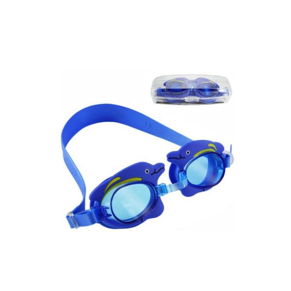 Gafas de 2021 vidrios del nuevo de Logo Print Anti Fog Adjustable que nadan del silicón círculo divertido de encargo de la historieta para los niños