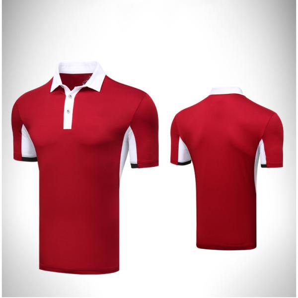 Casual Business Breathable Black Company Polo Shirt Heat Transfer Formal Style 100% Polyester