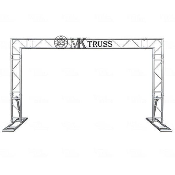 Brace Tube 12*2mm Portable Outdoor Roof Truss System for Hanging Speaker and Lighting