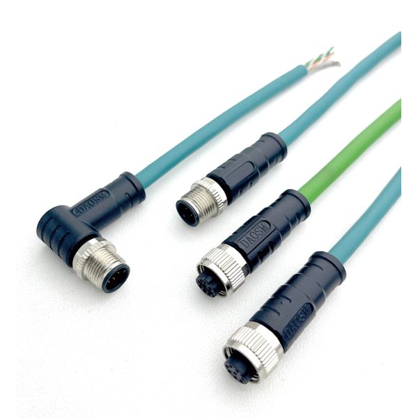 Secure Connections M8 Cable Connectors 4A Current Rating PVC M8 Circular Connector