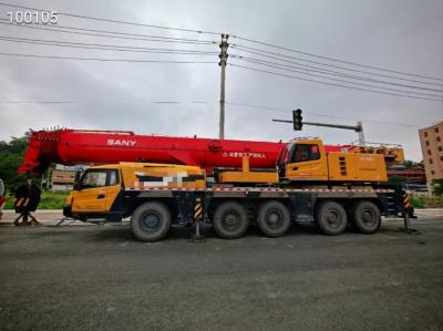 Modèle 2022 utilisé sur tous les terrains Grue hydraulique Sany Grue de 160 tonnes SAC1600T8 8 section