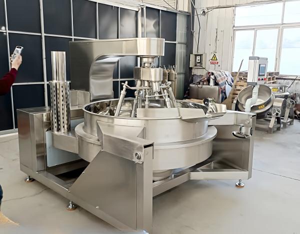 Industrial Steam Jacketed Kettle 1000kg/h Stainless Steel 380V
