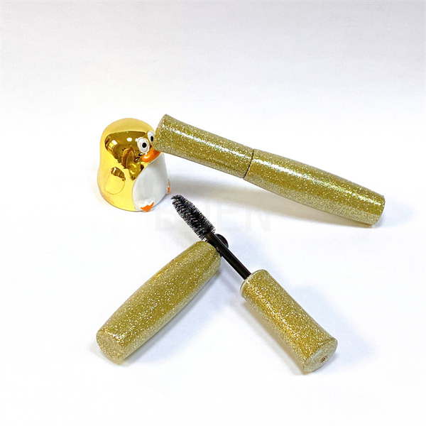 Silicone Gold Mascara Tube UV Coating Mascara Wand Tubes 10ml