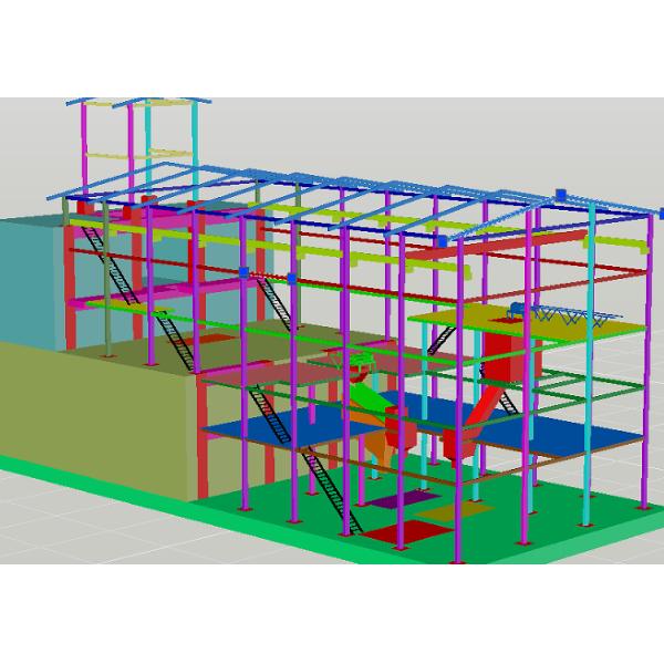 Структура стали платформы Q355B подгоняла гальванизированную стальную платформу ISO9001