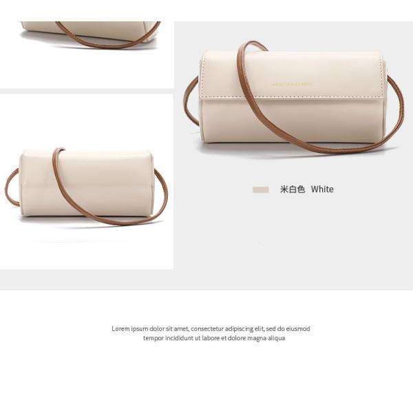 2024 NUEVA MODA SIMPLE BOLSA PEQUEÑA REDO TODO hombro único cuerpo cruzado bolso femenino moda bolso sin cilindro