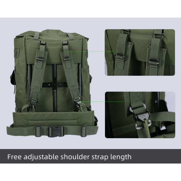 Tactical Iron Frame Bag Outdoor Camping Hiking Combat Large-Capacity Duffel Bag