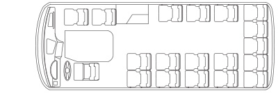 90-110 Km / H City Sightseeing Tour Bus , 6M Length Mini Star Express Bus