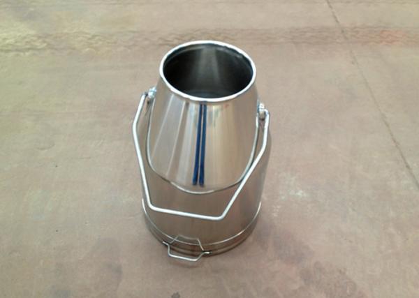 Heavy Duty 25L Stainless Steel Milking Bucket Pail Without Lid For Most Machines