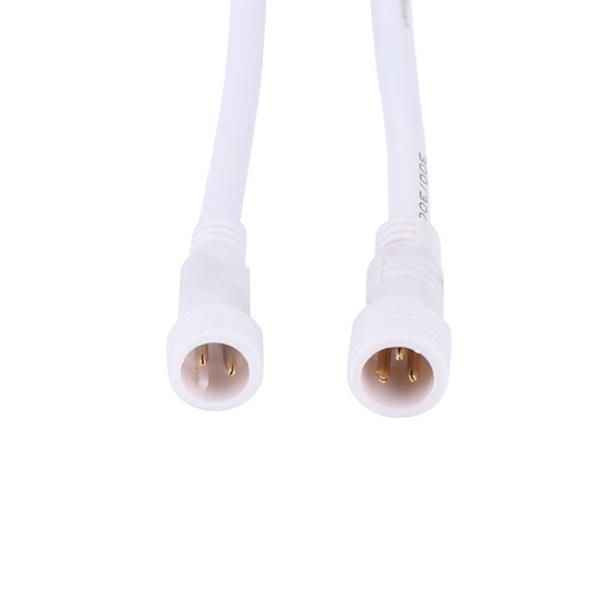 Power Industrial Cable 2 Core 30cm OD5.0mm Waterproof