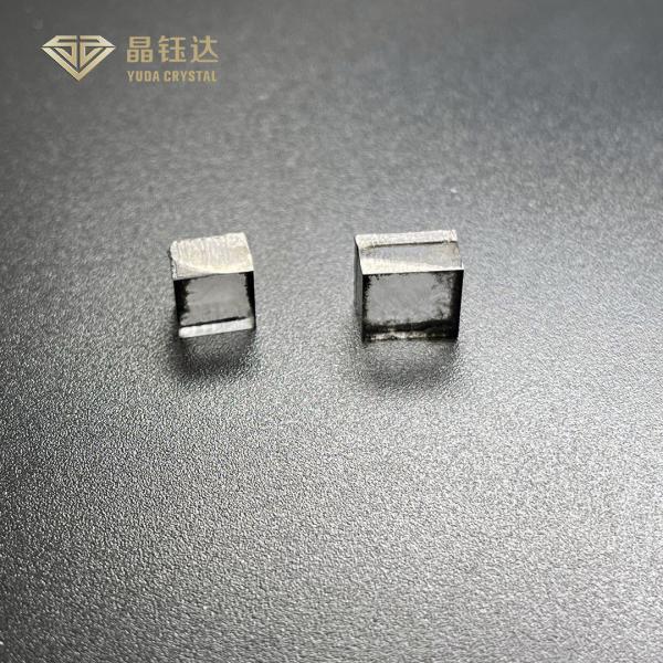 Cor retangular 8,0 de GHI diamantes ásperos de um CVD de 9,0 quilates para o anel de Enagement