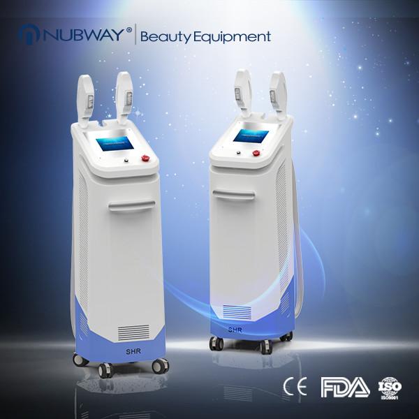 Nubway 3 in 1 beauty equipment E light IPL SHR hair removal machine with ipl laser for skin rejuvenation wrinkle removal
