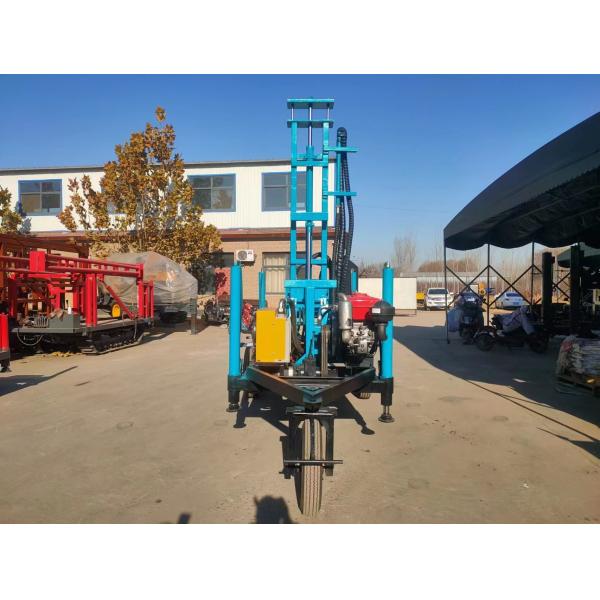 Fast Lifting Speed Pneumatic Borehole Drilling Machine 100 Meters Depth